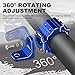 SKYJDM 2 PCS UTV Flag Whip Light Mount for 1.75