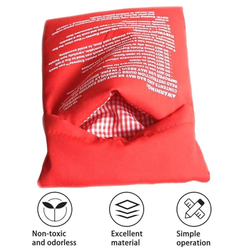 5 Stück Mikrowellen Kartoffelbeutel, Wiederverwendbarer Mikrowelle Kartoffeln Tasche,für Microwelle Kochtasche Tortillas Maiskolben Express Backen Werkzeug Mikrowelle Beutel