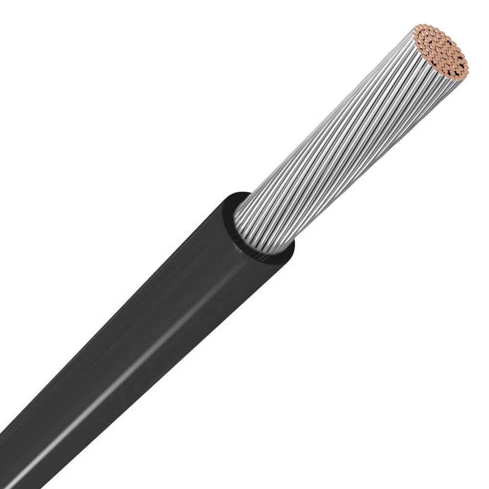 XENTERIO LiYv Schaltlitzen-Set 0,25 mm² | 2X 100 m Spule Rot & Schwarz | Kupfer verzinnt flexibel | 900V | 1 Set