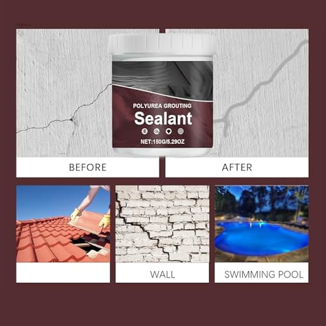 Polyurea Grouting Sealant, Grout Sealer for Shower Tile, Polyurea Grout Sealant, Waterproof Sealant Coating, Waterproof Insulating Sealant, Polyurea Coating (3PCS)