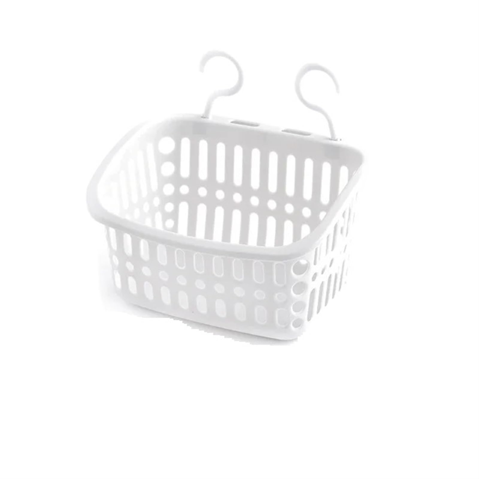DVMSIEF Shower Caddy Bathroom Hanging Basket Plastic Shower With Hook Kitchen Fruit Vegetable Baskets Home Storage Organizer