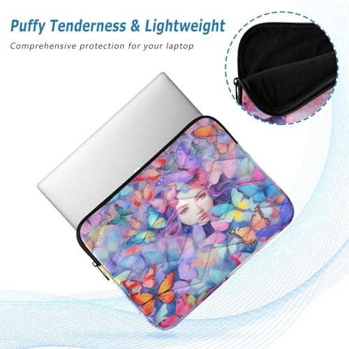 Funda para portátil con estampado mariposas 13-14 pulg. miniatura 5