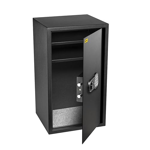 HomeSafe HV70E Cassaforte Grande Dimensioni con Codice, 70x40x36cm (HxLxP), Cassaforte