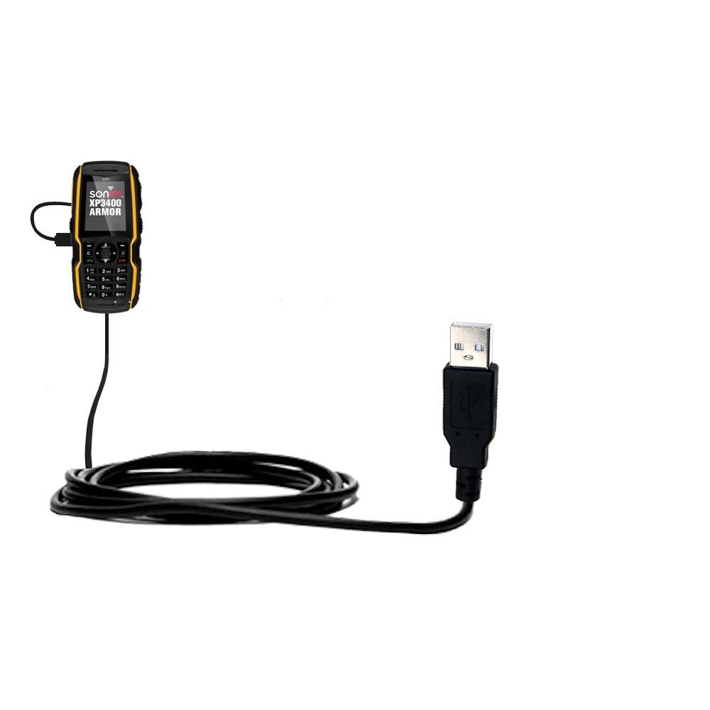 Classic Straight USB Cable for Sonim Armor XP3400 Adopts TipExchange Technology