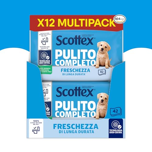 Scottex Pulito Completo Carta Igienica Umidificata,...