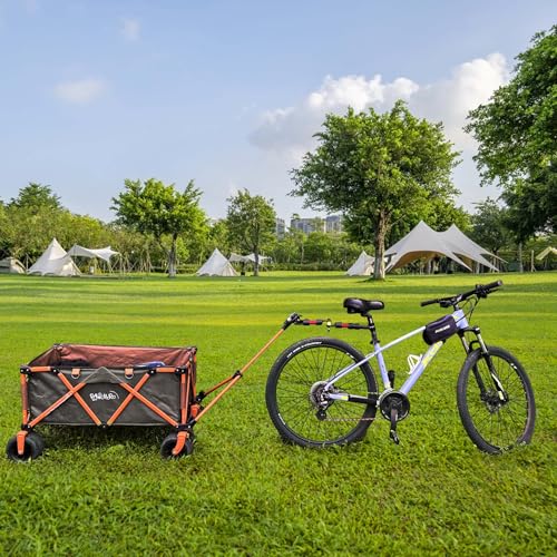 Mimoke Fahrradanhänger Adapter – Modularer Nylon-Komponenten-Design, Dämpfungs- und Lenksystem, für Fahrräder mit Sitzrohrdurchmesser 27-32 mm geeignet