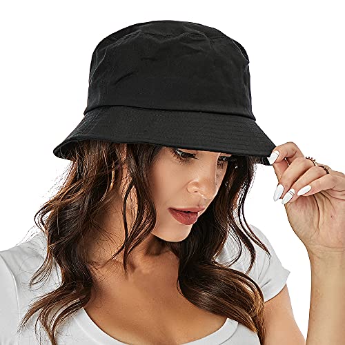 Sonnenhut für Damen aus 100% Baumwolle, Fischerhut in Einheitsgröße