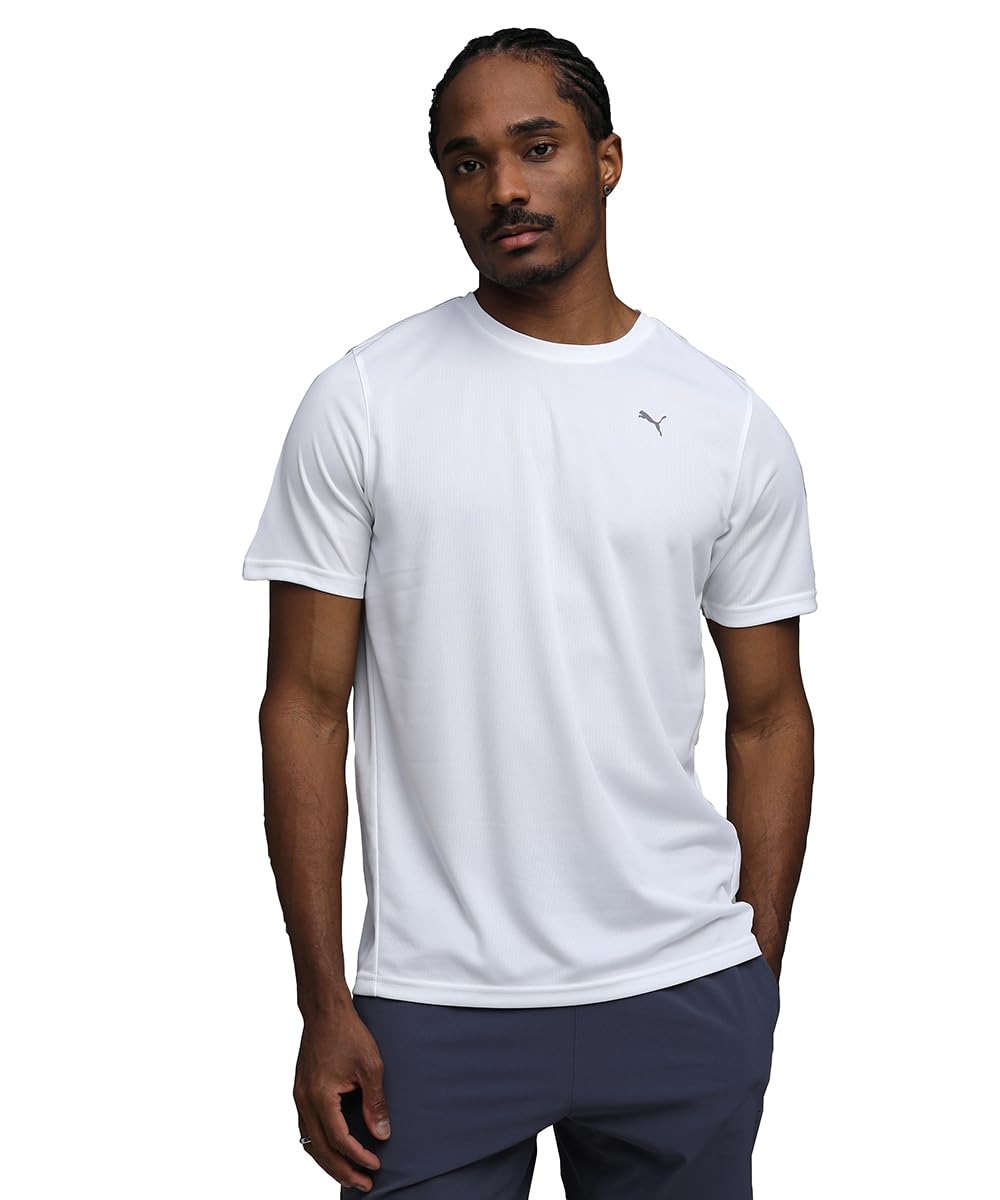 Men's Solid Regular Fit T-Shirt-image-9