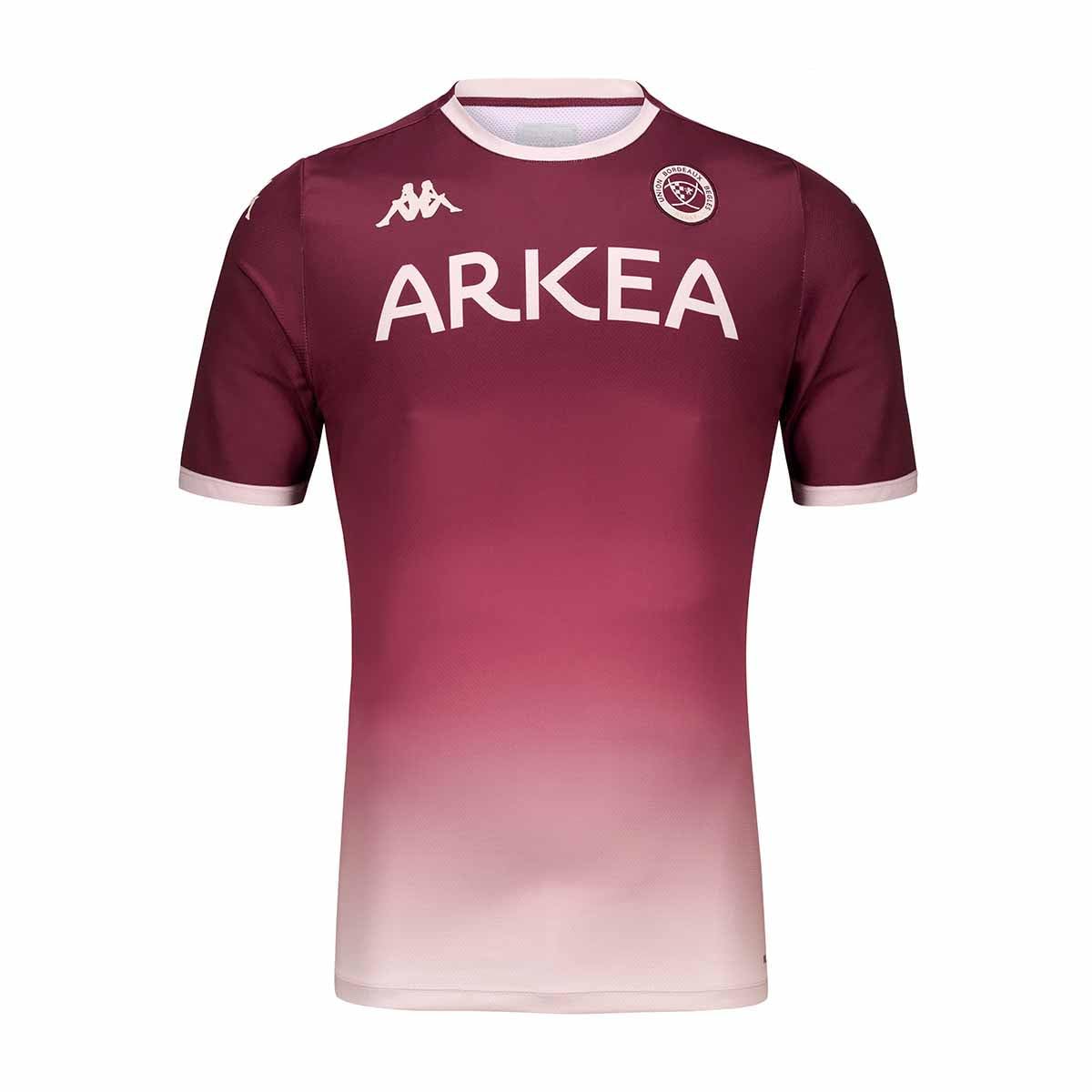 Kappa ABOUPRE Pro 8 UBB ACT Jersey | Brown Bordeaux/Pink Almond | Size 3XL