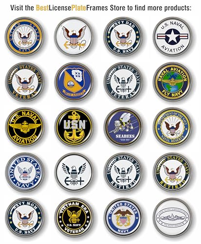 Image of U.S. Navy Mom CAR Emblem Badge Sticker Flexible | Officially Licensed US Navy Product, 3D Domed, made by BestLicensePlateFrames