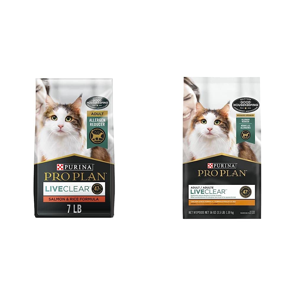Purina Pro Plan LiveClear Allergen Reducing Dry Cat Food | Salmon