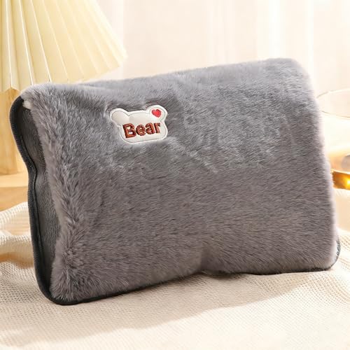 Hongmeru 湯たんぽ 充電式 ゆたんぽ 蓄熱式 電気湯たんぽ 急速充電 8分間 4?12時間保温 防爆 過熱防止 自動電源off 繰り返し使用可 防寒グッズ 足 冷え対策 手足温め 生理期最適 保温カバー付き Hot Water Bag