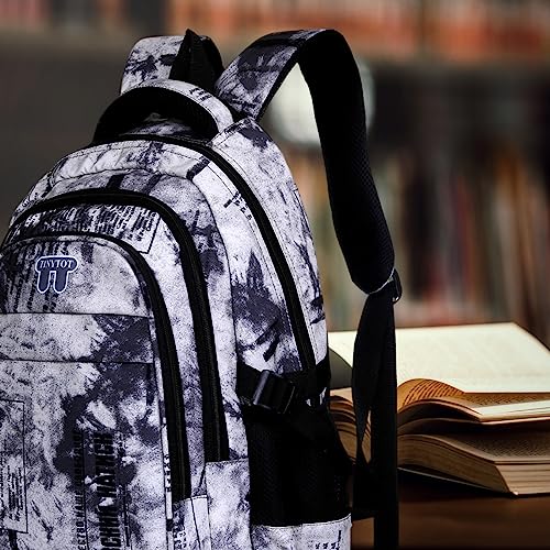Image of Tinytot 30Litre School Bag Water-Resistant Laptop& Travel Backpack - Unisex Large 19 Inches Multipurpose Travel Backpack for Boys & Girls, Men & Women- Ideal for College and School and office Use