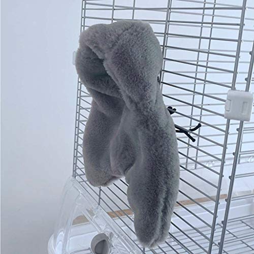 Papageien-Kuschelnest, Plüschzelt, Haus, kleines Haustier-Winter-Unterschlupf, einfach am Käfig zu binden, für Sittiche, Aras