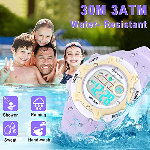 Socico Kids Digital Watch, Waterproof Boys Watch Girls Watch With Time, Date, Week, Backlight, Warning, Stopwatch Digital Wrist Watch For Children Over 3 Years Old #TOP4