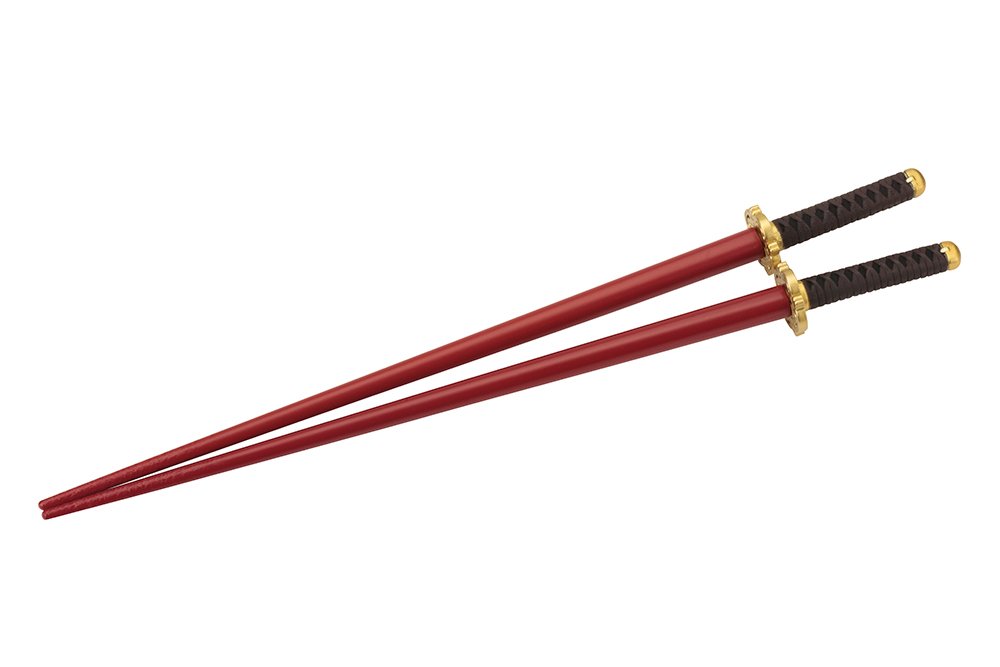Baguettes japonaise samurai en bois de Kyoto pour art de la table chic