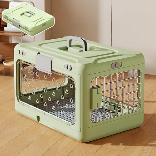 Cage transport chat et chiot rigide avec rangement pour road trip