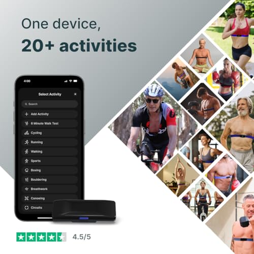 Image of Frontier Professional Heart Rate Monitor Chest Strap | Continuous ECG, Heart Rate, Breathing Rate, Strain Tracking, VO2 Max| Wearable Fitness & Heart Health Monitor (Zone)