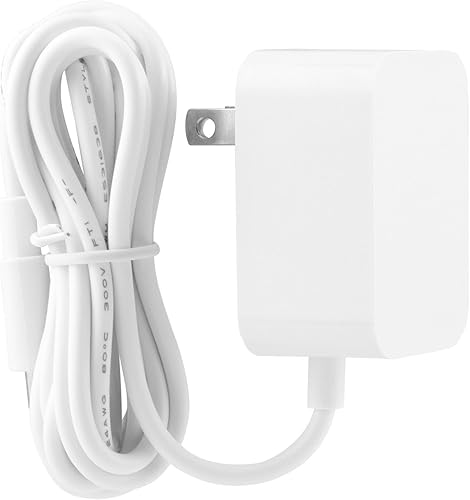 LEFXMOPHY Cable de alimentación compatible con reloj hipopótamo, luz nocturna y máquina de sonidos de sueño, cargador de alimentación de adaptador