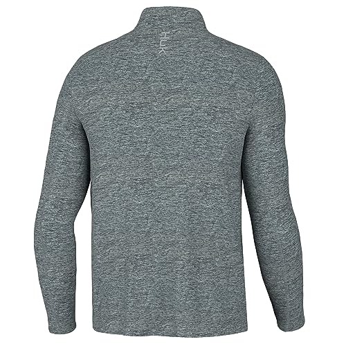 HUK Coldfront Heather Pullover, Fishing 1/4 Zip for Men2