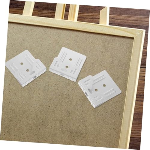 Image of Balacoo 10pcs Mirror Hooks for Door Over The Door Hanging Kit Heavy Duty Mirror Mounting Clips Picture Hanger Hardware Frame Hanger Brackets