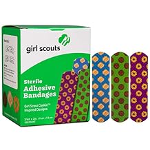 Dukal Girl Scouts Adhesive Bandages, Assorted Styles, 3/4"x3" 100 Ct.