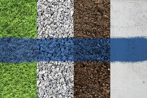 Image of Rust-Oleum Caution Blue 2524838 Professional Inverted Marking Spray Paint, 15 oz., (Pack of 1)