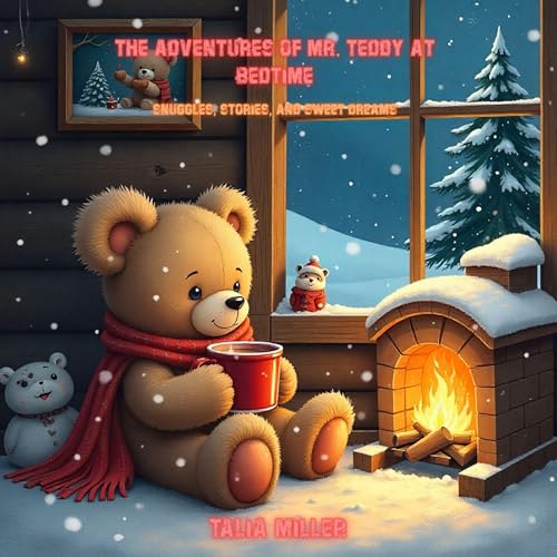 The Adventures of Mr. Teddy at Bedtime Audiolivro Por Talia Miller capa