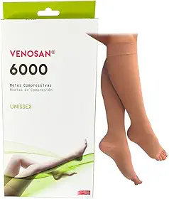 Meia de Compressão 3/4 Venosan 6000-20-30 mmHg AD Pé Aberto (M)