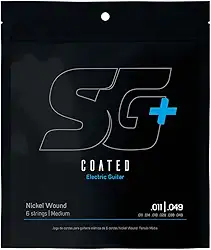 Encordoamento 011 Coated SG Niquel para Guitarra .011 - .049