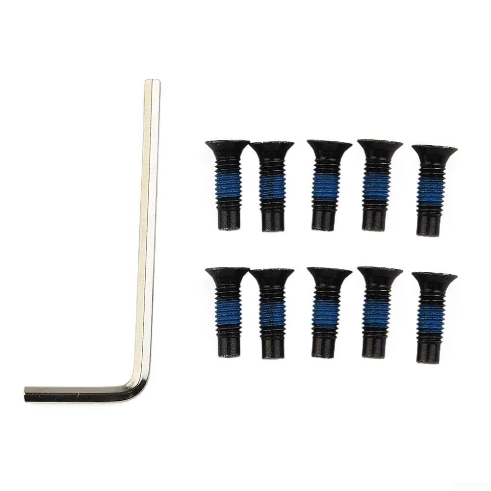 Kit de tornillos de montaje para scooter eléctrico Ninebot Max G30 ES1 ES2 ES4 F, pernos de acero inoxidable, 10 piezas