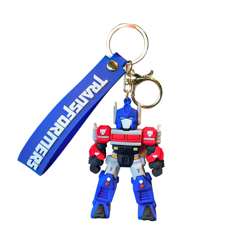 FlenzySilicon Superhero Pendant Keychain With Strip
