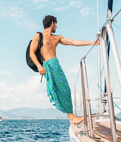 LA LEELA Men's Sarong Beach Wraps Bath Swim Pareo4
