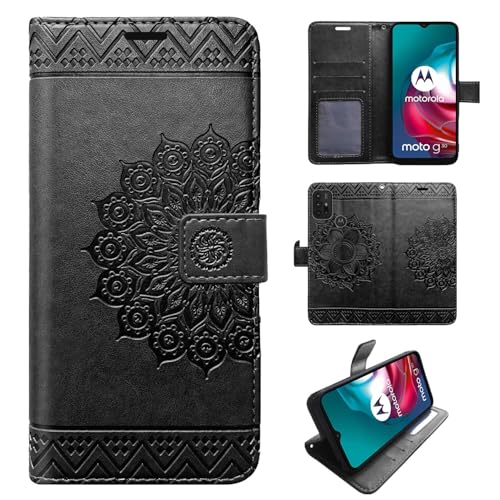 betterfon Hülle Kompatibel mit Motorola Moto G10 / G20 / G30 | Klapphülle Schutzhülle mit Kartenfächer Kompatibel für Moto G10 / G20 / G30 | Magnetverschluss Flip Case | Schwarz betterfon Hülle Kompatibel mit Motorola Moto G10 / G20 / G30 | Klapphülle Schutzhülle mit Kartenfächer Kompatibel für Moto G10 / G20 / G30 | Magnetverschluss Flip Case | Schwarz
