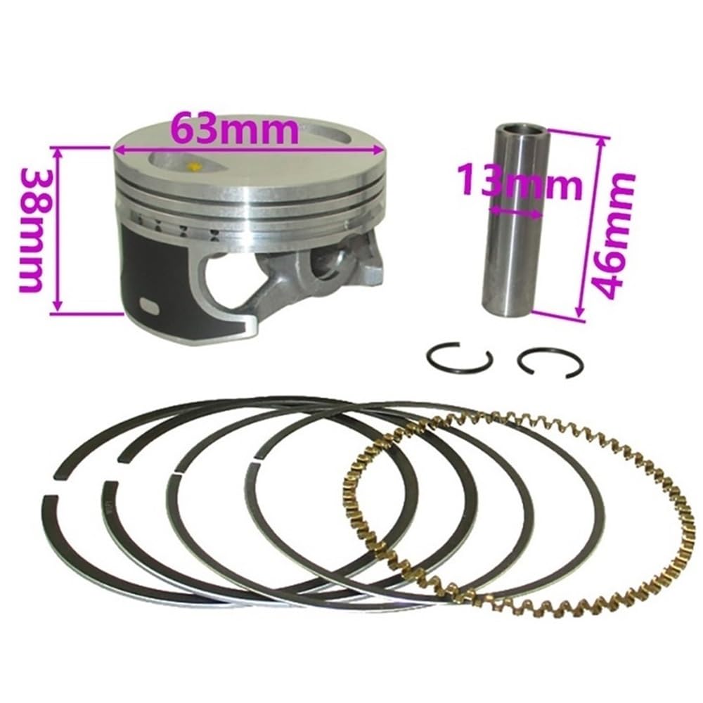 pist. Adatto for kit spinotto pistone da 63 mm for Pit Dirt Bike YX 180cc