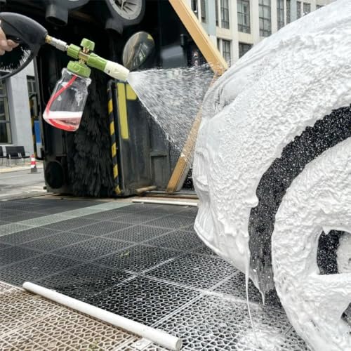 Pulverizador de espuma de latón y acero inoxidable con presión robusta de 4000 PSI 6