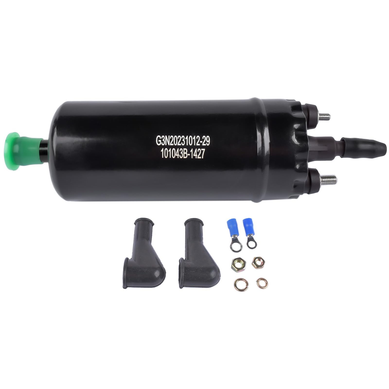 Pompa del Carburante Elettrica ad alta pressione 12V 0580464070, pompa carburante in linea esterna universale compatibile con 11646010210 605460910 16141178751 Bisenya