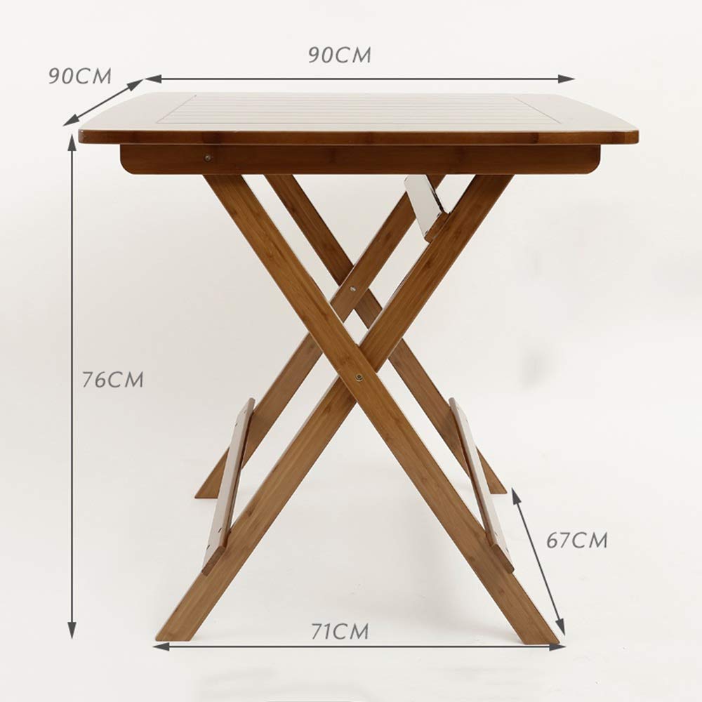 ZXQZ Folding Table, Wooden TV Table, Desk, PC Office