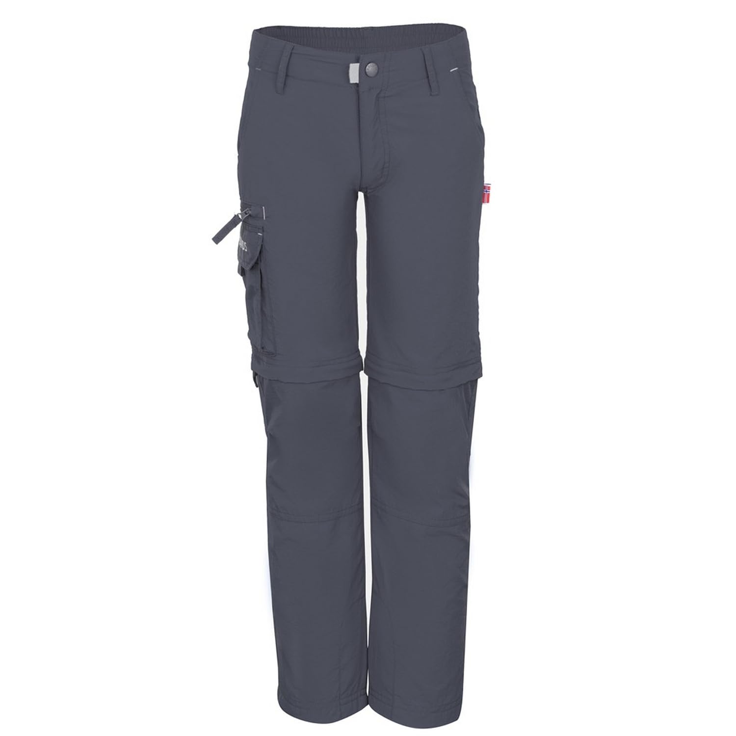 Trollkids Unisex Outdoor Oppland Slim Fit, ciemnoszary, 98
