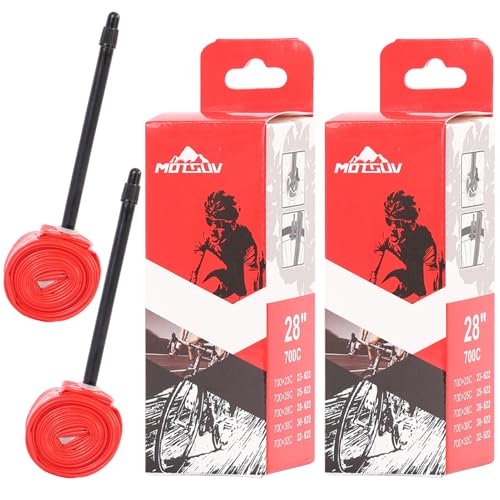 Biglumin 2pcs 45mm Camara Bicicleta Carretera 700x18-32C Cámara de Aire Ligera de Boca Francesa de tubolito Carretera Camaras de Aire 700 Camara Bici Carretera 700 Camara Bici Ultraligera 33g (45mm)