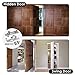 Hidden Pivot Hinges, Hidden Door Hinges, Hidden Hinge Hardware Accessories,Ball Catch Hardware for Max 200 Lb Heavy Duty Wood Doors & Hidden and Secret Bookcase(Side Mount 200 lbs 1 Set)
