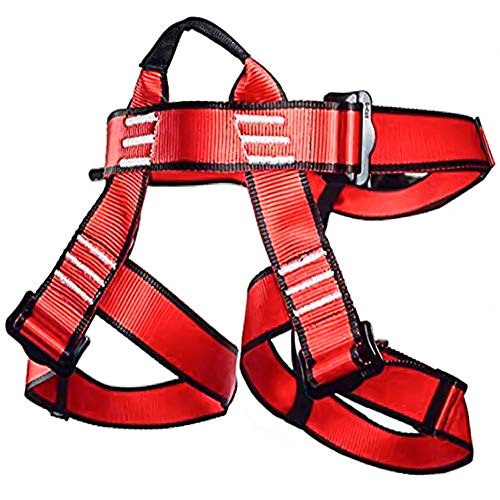 NewDoar Klettergurte, Bergsteiger-Klettergurt, Halbkörpergurt zum Abseilen, Feuerrettung, Baumklettern Cover