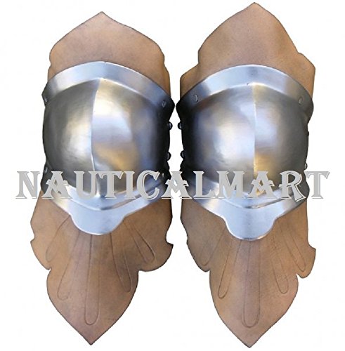 NauticalMart Plate Armour Pair of poleyns with Knee cops