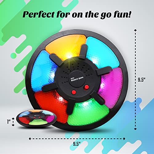 Handheld Memory Game, Light Up Memory Game With 6 Pattern Sequence, With Lights And Different Sounds For Each Color Master, Brainy Game For Kids, Boys And Girls #TOP3