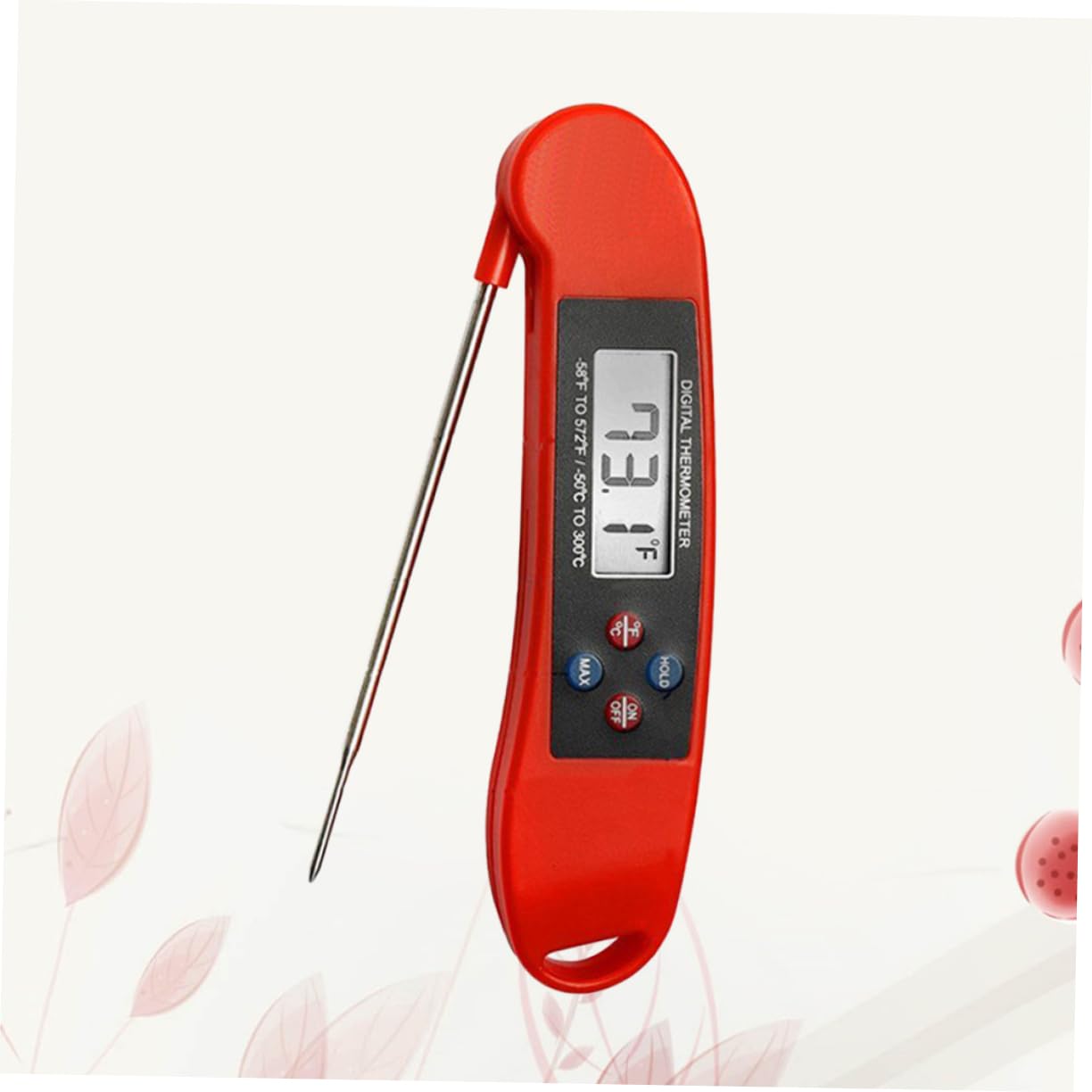 MAGICLULU 3stücke Fleischthermometer Mit Lcd-display Für Grill Bbq Und Küche Schnelles Und Präzises Temperaturmessgerät Für Geeignet Für Halterung Farbe Zufällig