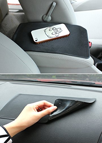 image for Tianmei 10.6in x 6.1in Extra Large Size Anti-Slip Rubber Pad, Car Dash