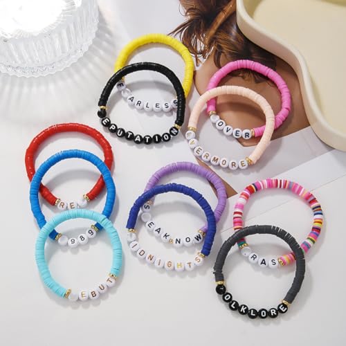 Friendship Bracelets,11Pcs Bracelets Birthday Gifts For Girl Women Sister Music Fans, For Tour Birthday Party Decoration - Image 7