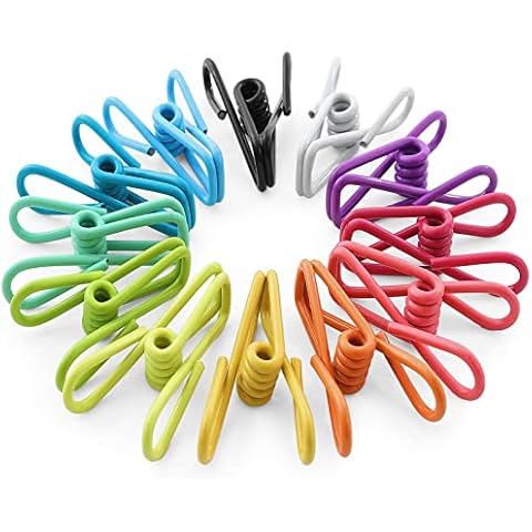 12pcs ROSSHINE Steel Food Bag Clips Cover