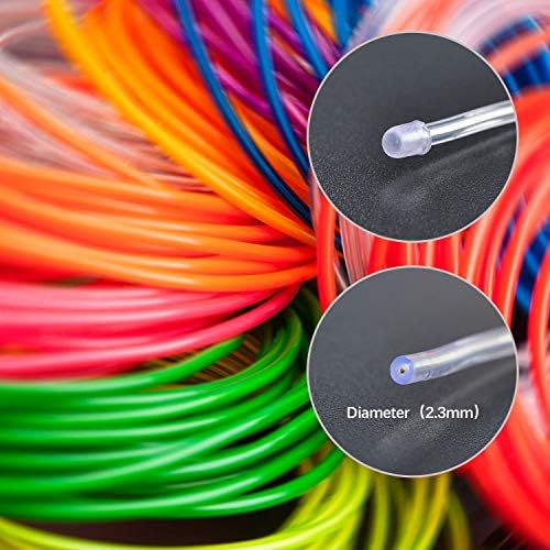 Covvy Neon Glowing Strobing Electroluminescent Light Super Bright Battery Operated EL Wire Cable for Cosplay Dress Festival Halloween Christmas Party Carnival Decoration (9FT, Iced Blue)