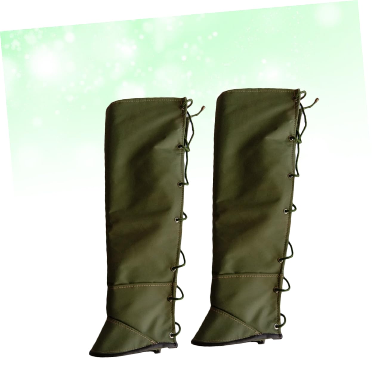 Toddmomy Couvre-Jambes de Protection guêtre de Protection Serpent Chaps de Serpent Couvre-Chaussures Jungle peches imperméables Manchon de Jambe extérieur Couvre-Jambes extérieur Green